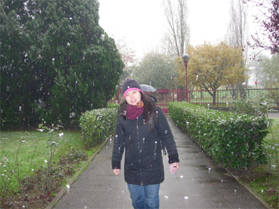 Nieve en Milano!