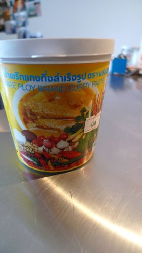 Receta de curry tailandes