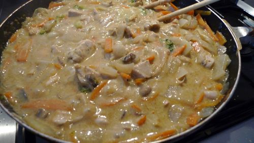 Receta de curry tailandes
